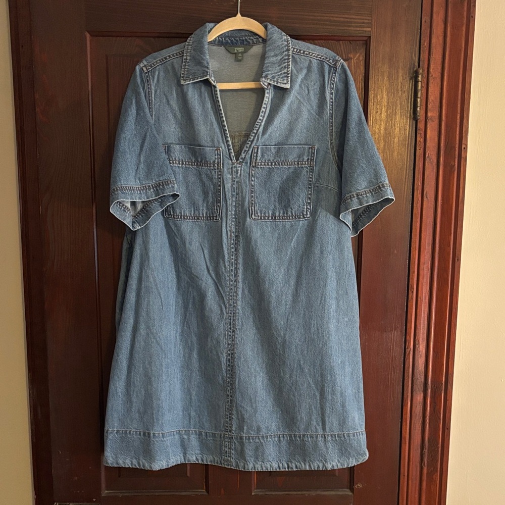 Cute Denim Dress from Terra & Sky - 14W